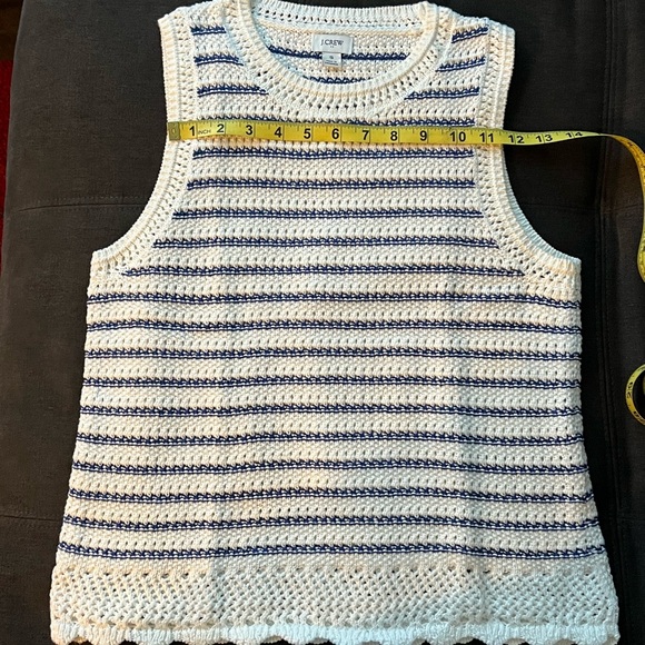 J. Crew Navy and White Striped Tank Top - Picture 12 of 12